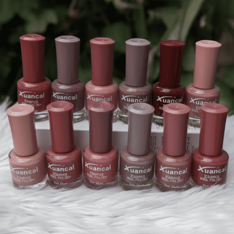 Matte & Nude Nail Polish 12 pack set